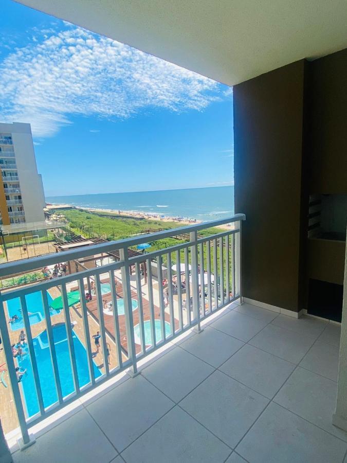 Apartamento pé-na-areia em condomínio fechado Barra Velha (Santa Catarina) Exterior foto