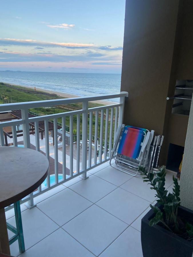 Apartamento pé-na-areia em condomínio fechado Barra Velha (Santa Catarina) Exterior foto